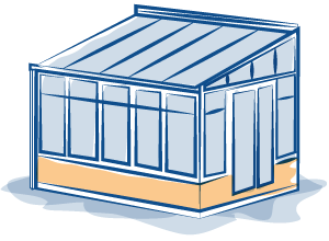 Self Build Lean to Conservatories