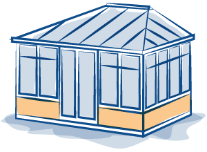 Gull Wing DIY Conservatories